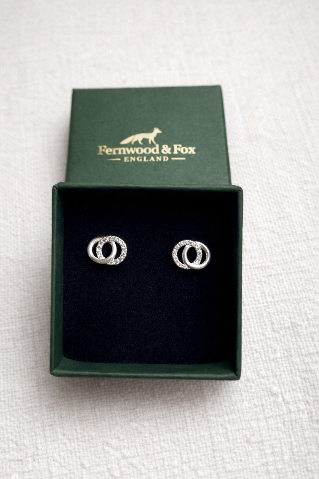 Double Circle CZ Studs