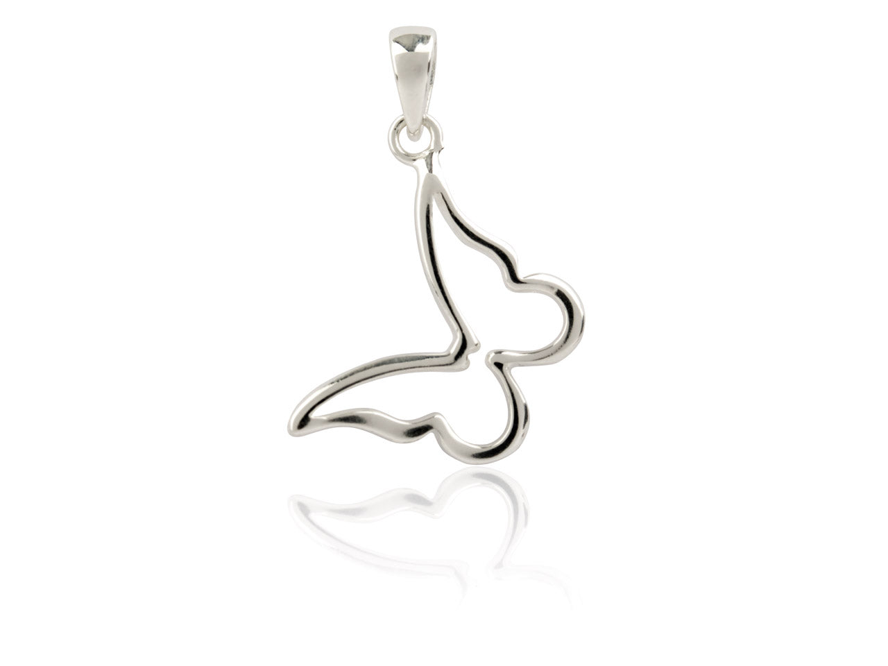 Sterling Silver Butterfly Pendant