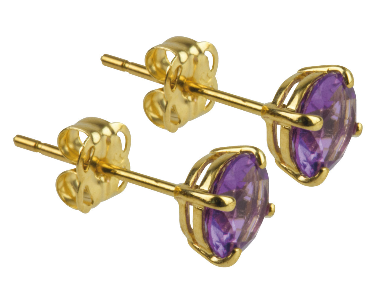 9ct Gold Birthstone Earrings