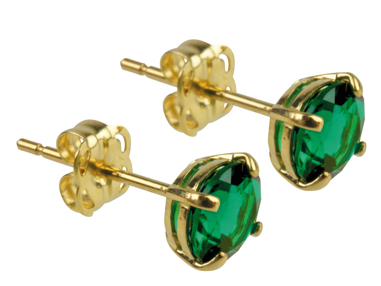 9ct Gold Birthstone Earrings