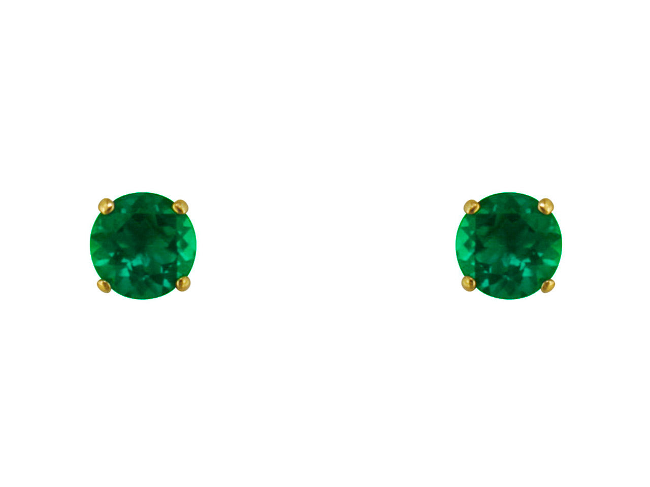 9ct Gold Birthstone Earrings
