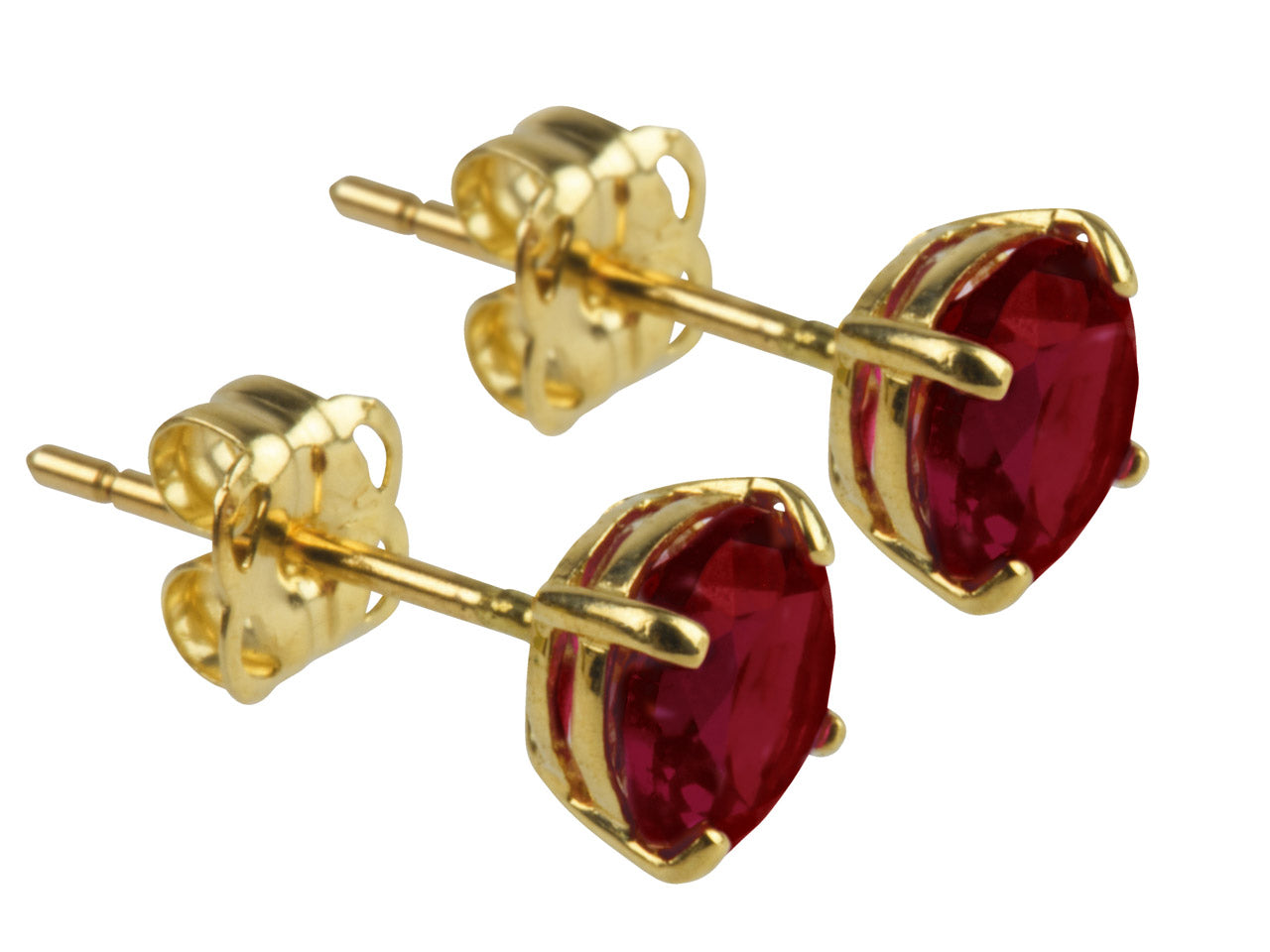 9ct Gold Birthstone Earrings