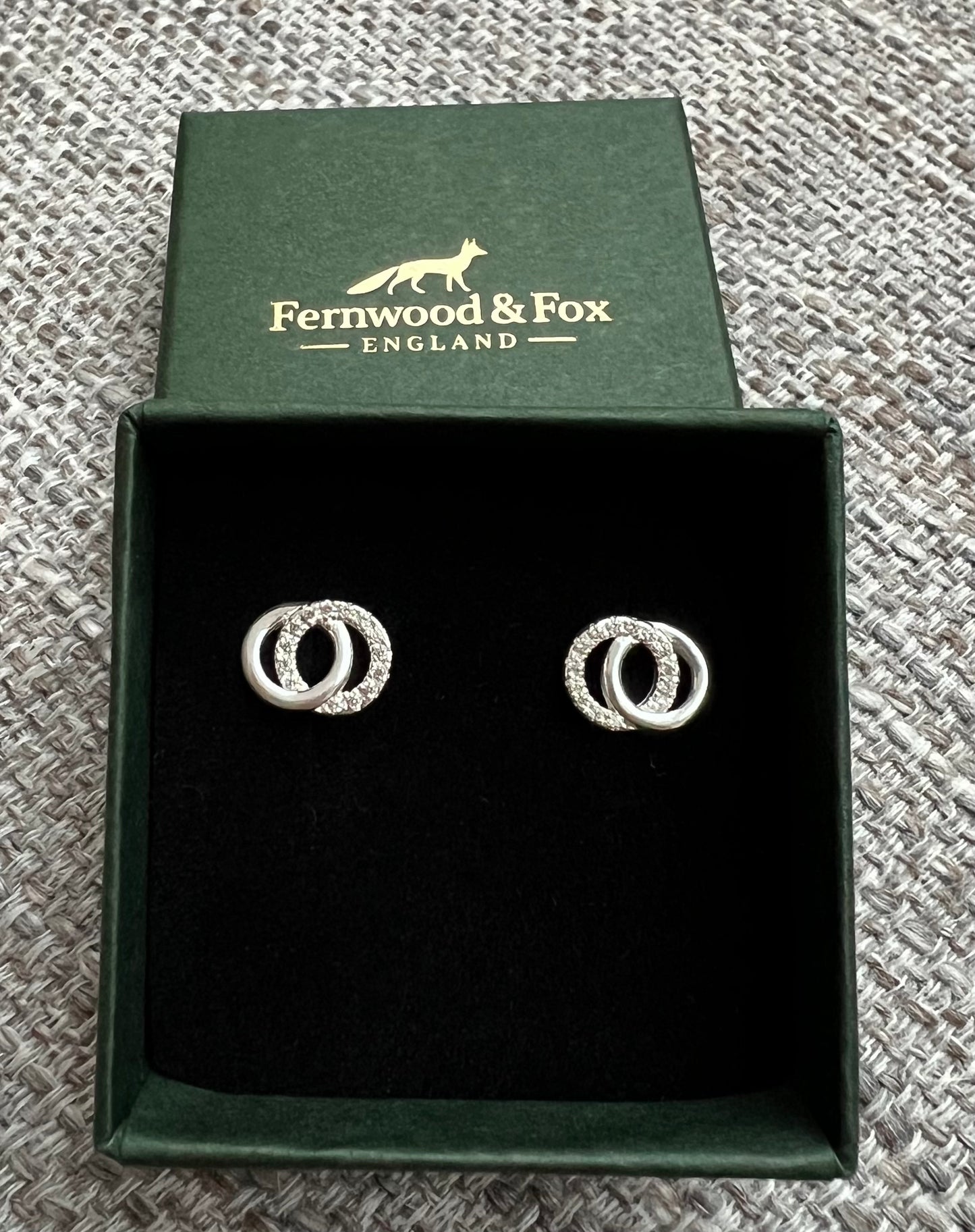 Double Circle CZ Studs