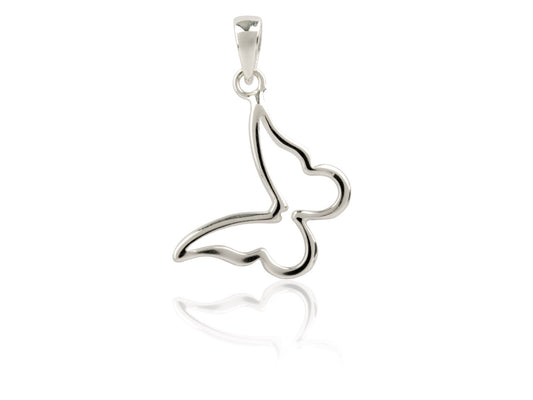 Sterling Silver Butterfly Pendant