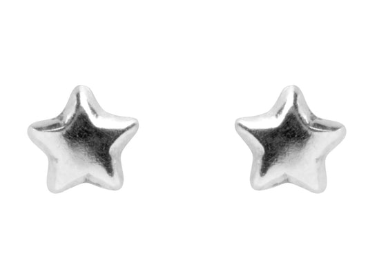 Sterling Silver Star Earrings